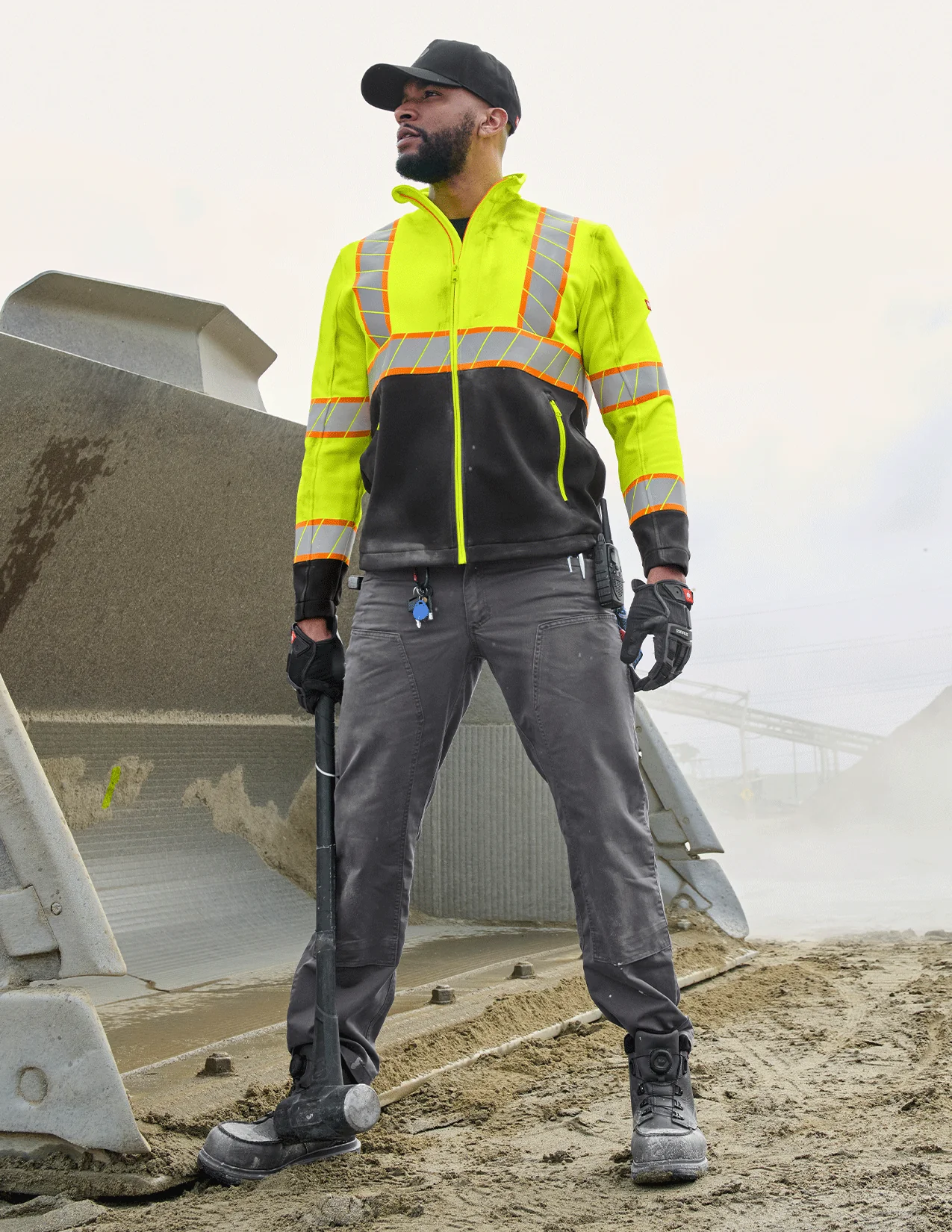 High Visibility Softshell Jacket Class 2 - Image 4