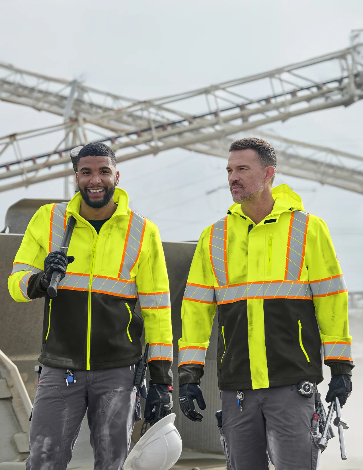 High Visibility Waterproof Jacket Class 2 - Image 3