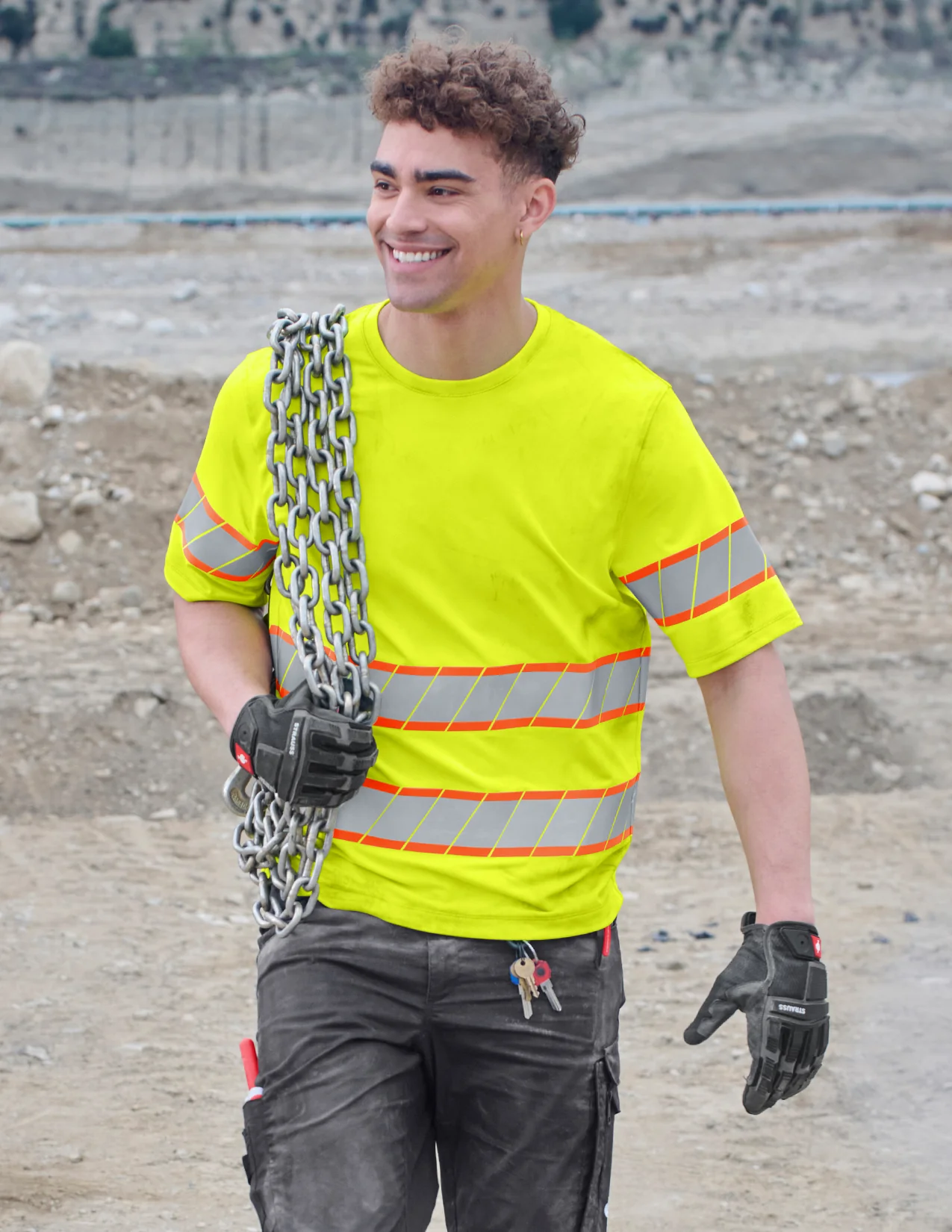 High Visibility Tee Class 2 - Image 4