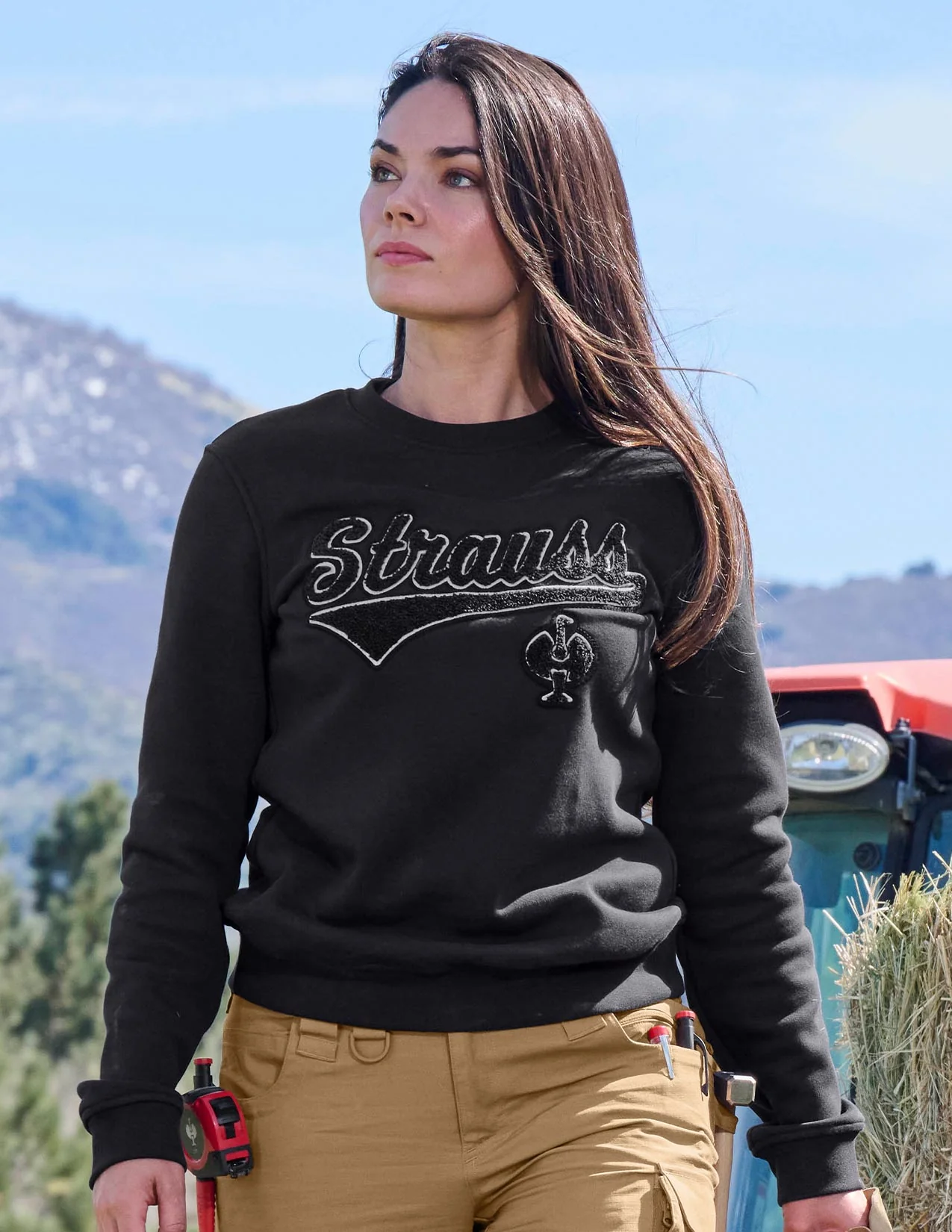 Women's Artwork Crew Neck Sweatshirt e.s.e:pic - Image 4