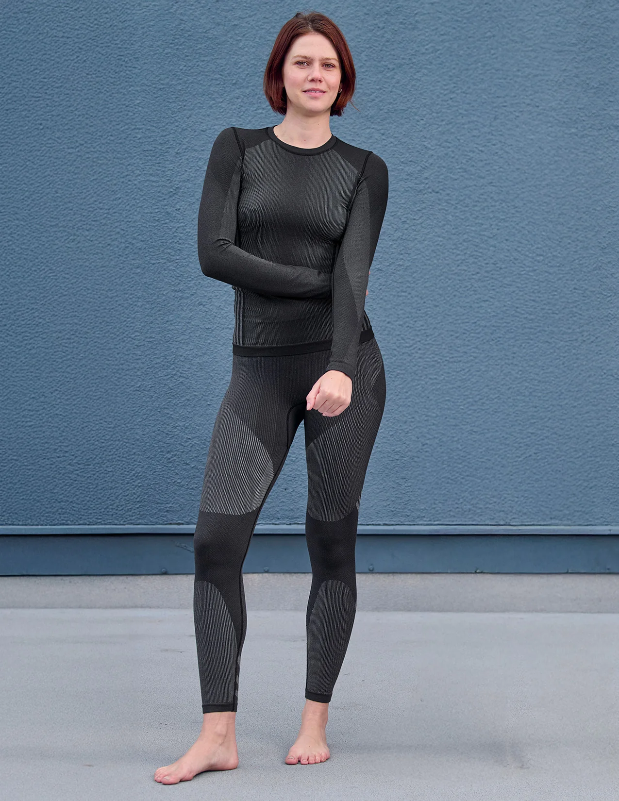 Women's Warm Seamless Thermal Pants e.s.trail pure - Image 3